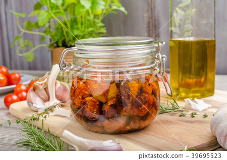 Homemade sun dried tomatoes Homemade sun dried tomatoes 39695523
