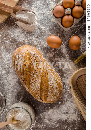 Homemade sourdough bread rustic Homemade sourdough bread rustic 39695940