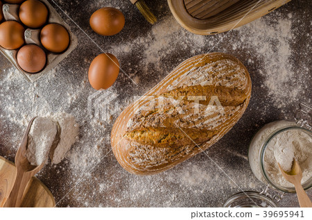 Homemade sourdough bread rustic Homemade sourdough bread rustic 39695941