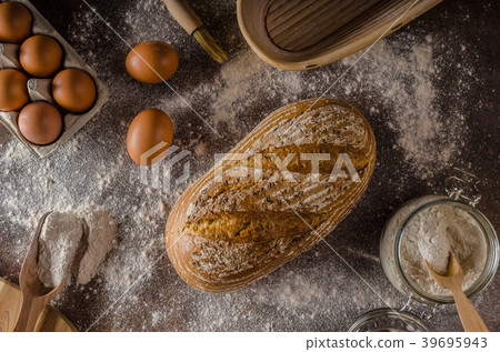 Homemade sourdough bread rustic Homemade sourdough bread rustic 39695943
