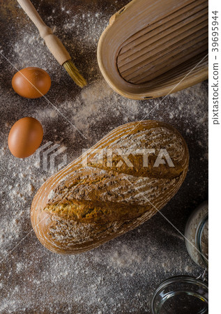 Homemade sourdough bread rustic Homemade sourdough bread rustic 39695944