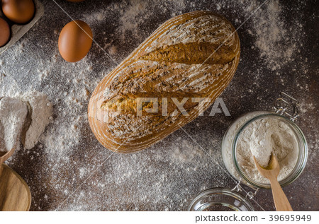 Homemade sourdough bread rustic Homemade sourdough bread rustic 39695949