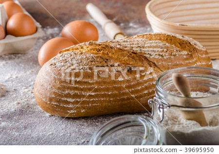 Homemade sourdough bread rustic Homemade sourdough bread rustic 39695950