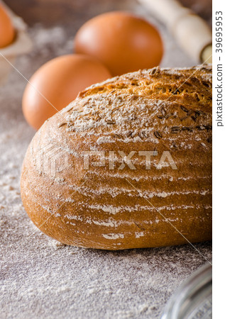 Homemade sourdough bread rustic Homemade sourdough bread rustic 39695953