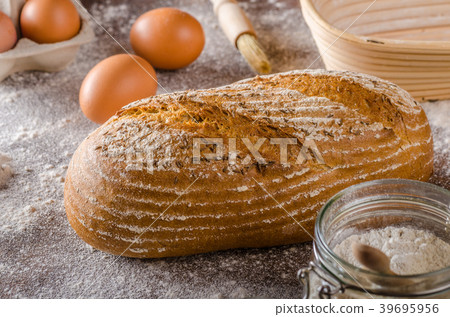 Homemade sourdough bread rustic Homemade sourdough bread rustic 39695956
