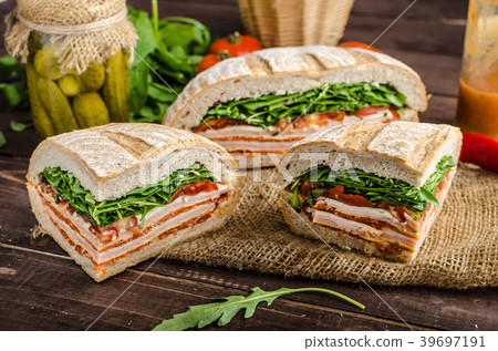 Italian Pressed Sandwich 39697191