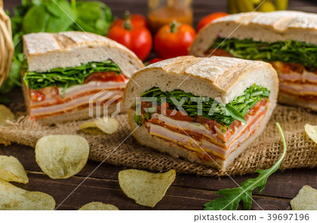Italian Pressed Sandwich Italian Pressed Sandwich 39697196