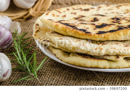 Indian bread naan Indian bread naan 39697200
