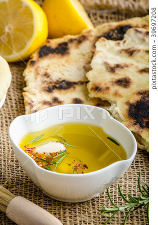 Indian bread naan Indian bread naan 39697208