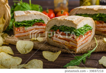 Italian Pressed Sandwich 39697218