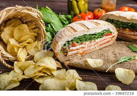 Italian Pressed Sandwich Italian Pressed Sandwich 39697219