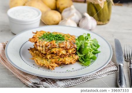 Czech potato fried pancakes 39697333