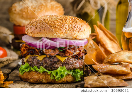 American rustic burger 39698051