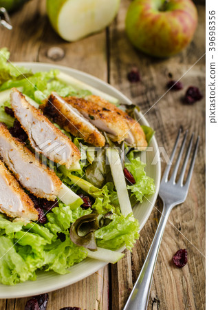 Waldort salad with grilled chicken Waldort salad with grilled chicken 39698356