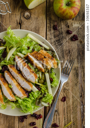 Waldort salad with grilled chicken Waldort salad with grilled chicken 39698387
