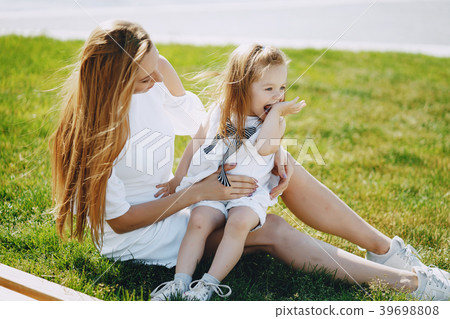 mother with daughter 39698808
