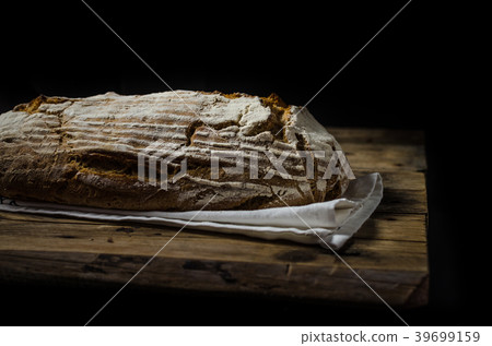Home-baked sourdough bread Home-baked sourdough bread 39699159