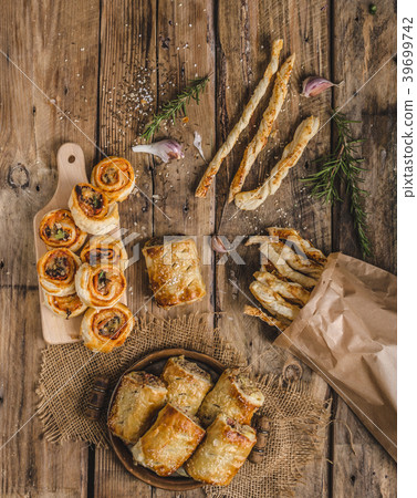 Sticks puff pastry 39699742