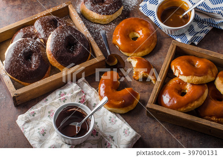 Homemade donuts two kinds Homemade donuts two kinds 39700131