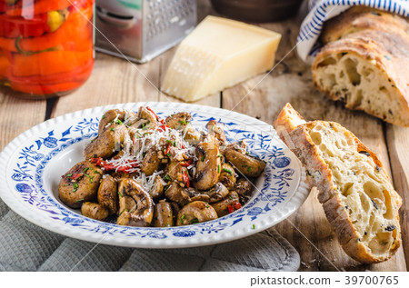 Delicious mushrooms salad Delicious mushrooms salad 39700765