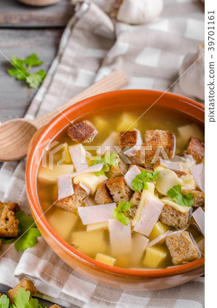 Garlic soup Garlic soup 39701161