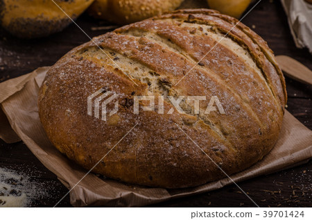 Homemade bread, product photo 39701424