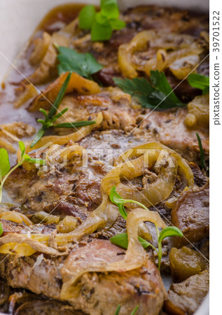 Pork chop in oven Pork chop in oven 39701522