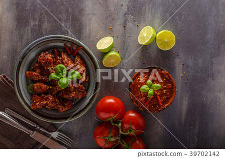 Chicken wings hot sauce Chicken wings hot sauce 39702142