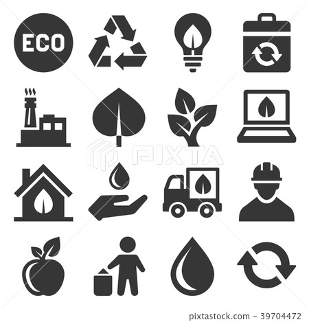Ecology Icons Set 39704472