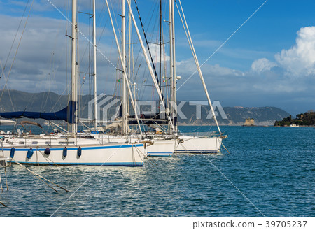 Sailboats in the Gulf of La Spezia - Italy 39705237