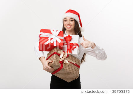 Business Concept - Beautiful young caucasian Business Concept - Beautiful young caucasian 39705375