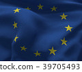 Texture of a fabric with the image of the flag of 39705493
