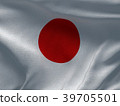 Texture of a fabric with the image of the flag of 39705501