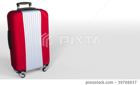 Traveler's suitcase featuring flag of Austria Traveler's suitcase featuring flag of Austria 39708837