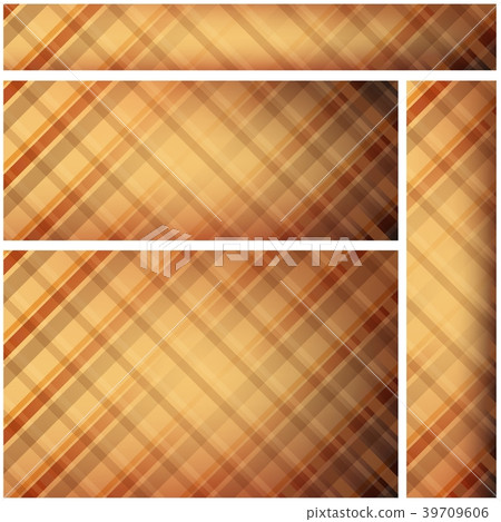 Brown Plaid Website Banners Brown Plaid Website Banners 39709606