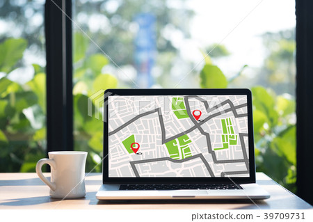 GPS Map to Route Destination network connection GPS Map to Route Destination network connection 39709731