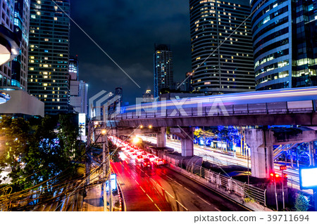 beautiful landscape of Bangkok at night beautiful landscape of Bangkok at night 39711694
