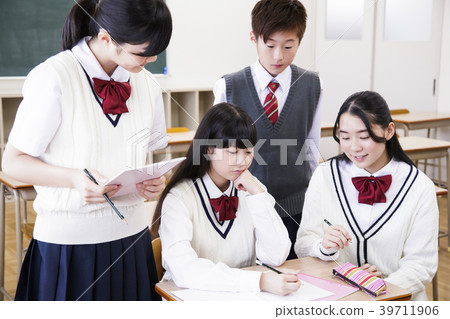 School classroom student class lesson classmate classmate education learning high school student 39711906