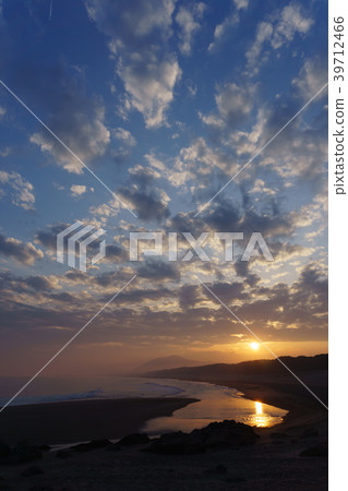 [愛知縣]大石海岸長灘日落 39712466