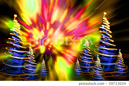 color xmas forest 39713034