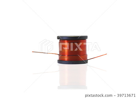 Copper coil, Ferrite core inductor. 39713671