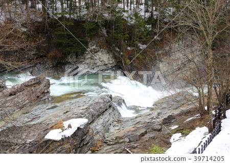 春天桑丹瀑布,Shibetsu市 春天桑丹瀑布,Shibetsu市 39714205