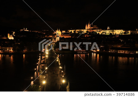 Night view of Prague 39714886