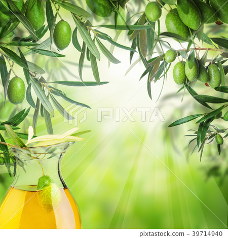 Healthy Eating Background with Green Kalamata 39714940