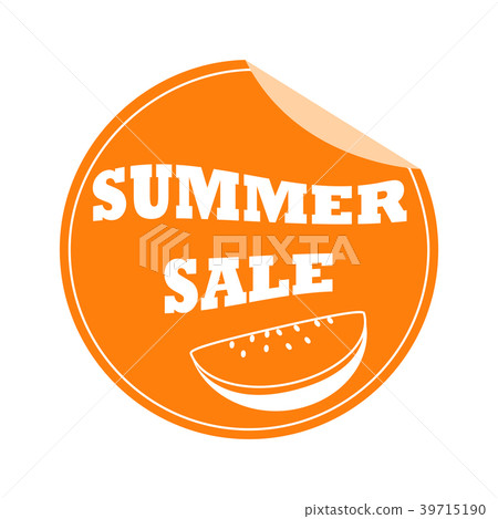 Summer Sale label Summer Sale label 39715190