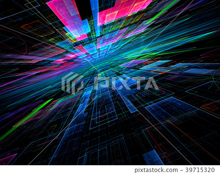 Technology background - abstract digitally Technology background - abstract digitally 39715320