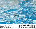 Water pool wave close up background texture 39717182