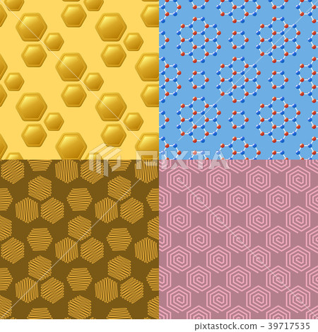 Hexagon design geometric elements honeycombs - Stock Illustration ...