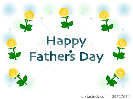 Happy Father S Day Father S Day Rose Stock Illustration