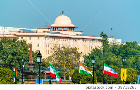 View of Krishi Bhavan, a governmental building in 39718263